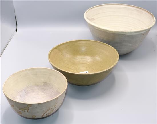Collection of 6 Art Pottery bowls